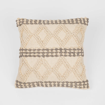 Almofada quadrada Basette em algodão 45x45 - capa + enchimento