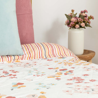 Colcha de retalhos em aquarela