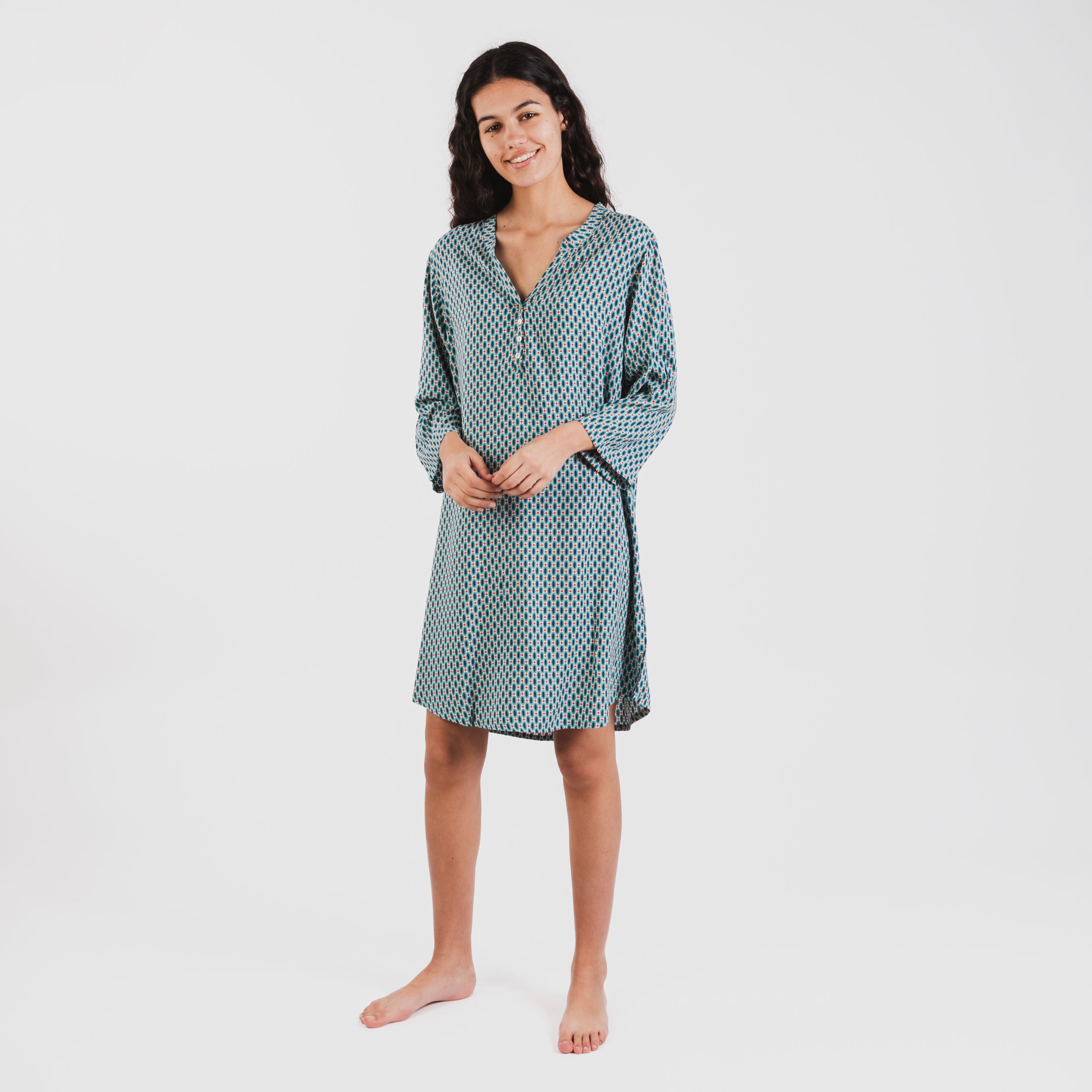 Camisola azul Owner em viscose