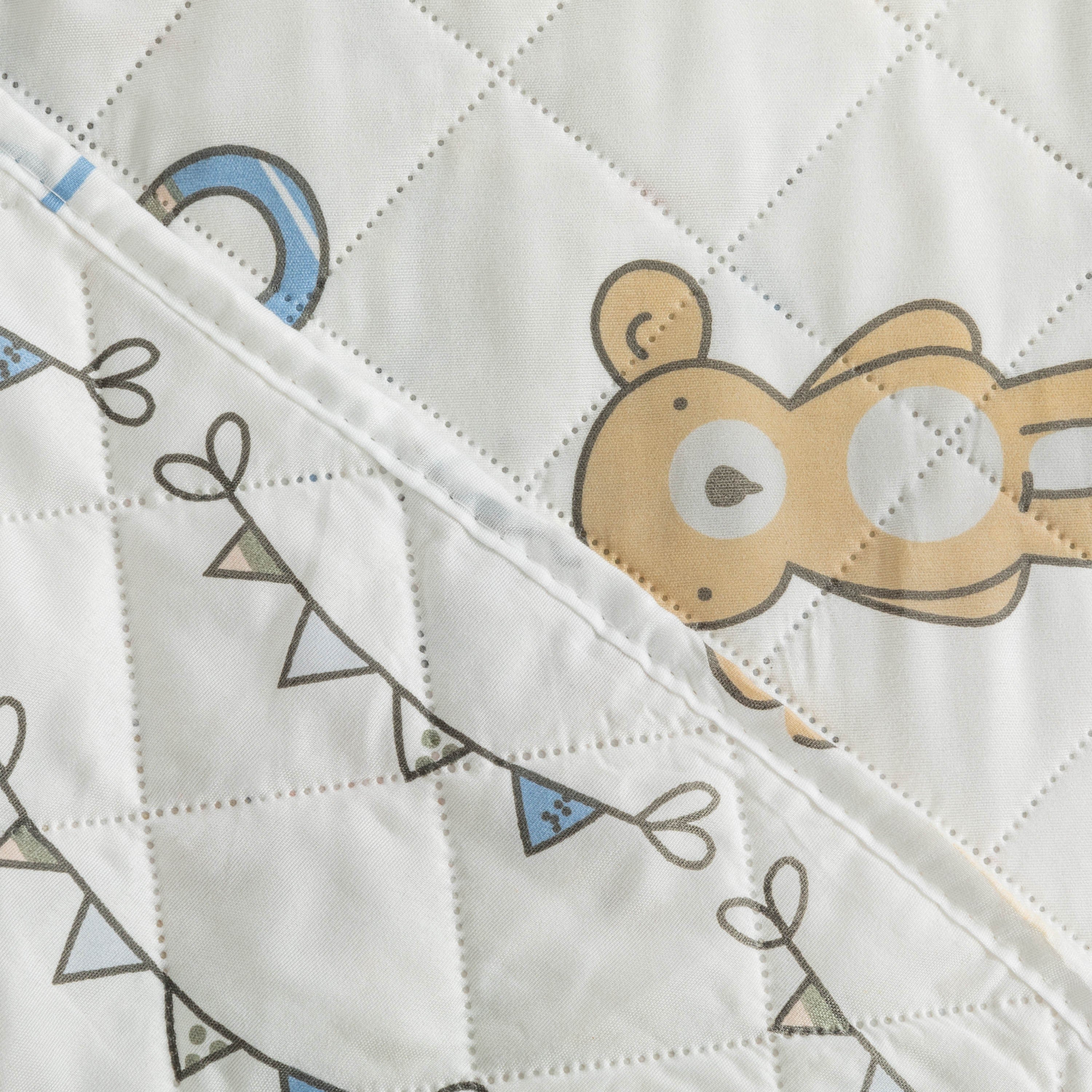 Colcha bouti azul claro Nico