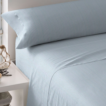 Conjunto de lençóis azul claro