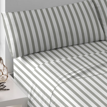 Jogo de lençóis Raya Aviles em percal verde militar