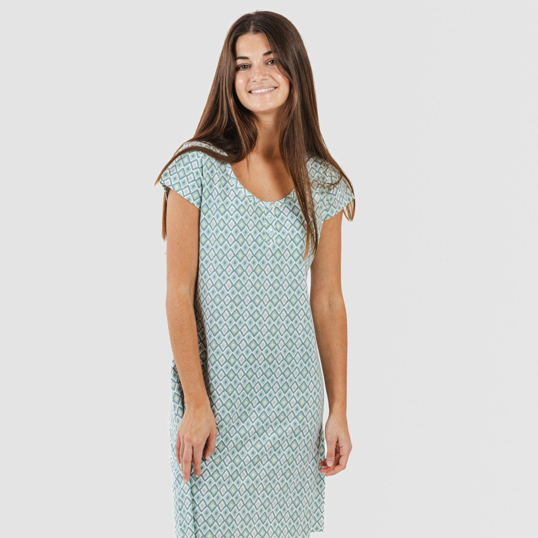 Blusa Bianca de algodão verde menta