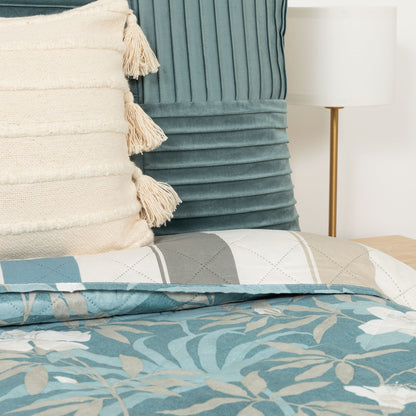 Colcha Denia azul bouti