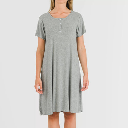 Blusa de manga curta em viscose canelada lisa