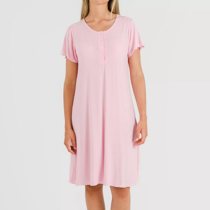 Blusa de manga curta em viscose canelada lisa