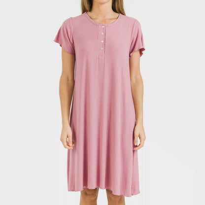 Blusa de manga curta em viscose canelada lisa