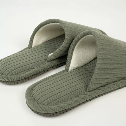 Chinelo Channel com listras largas lisas