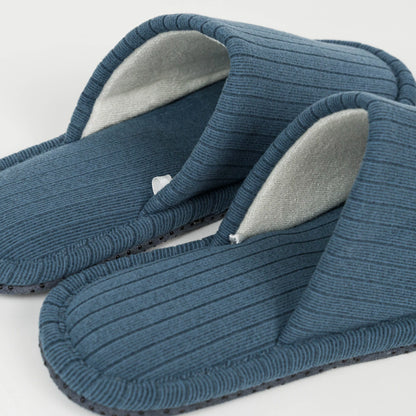 Chinelo Channel com listras largas lisas