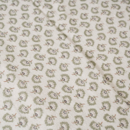 Conjunto de lençóis de flanela verde Diana Tiffany