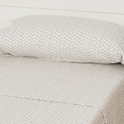 Conjunto de lençóis de flanela verde Diana Tiffany