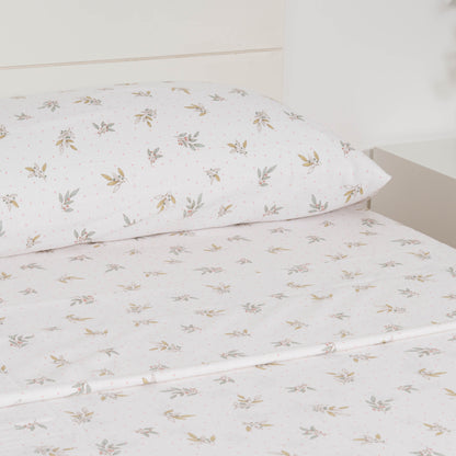 Conjunto de lençóis de flanela Denita