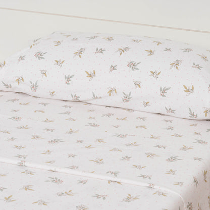 Conjunto de lençóis de flanela Denita