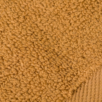 Toalha de banho 400g dupla face em tecido atoalhado ocre