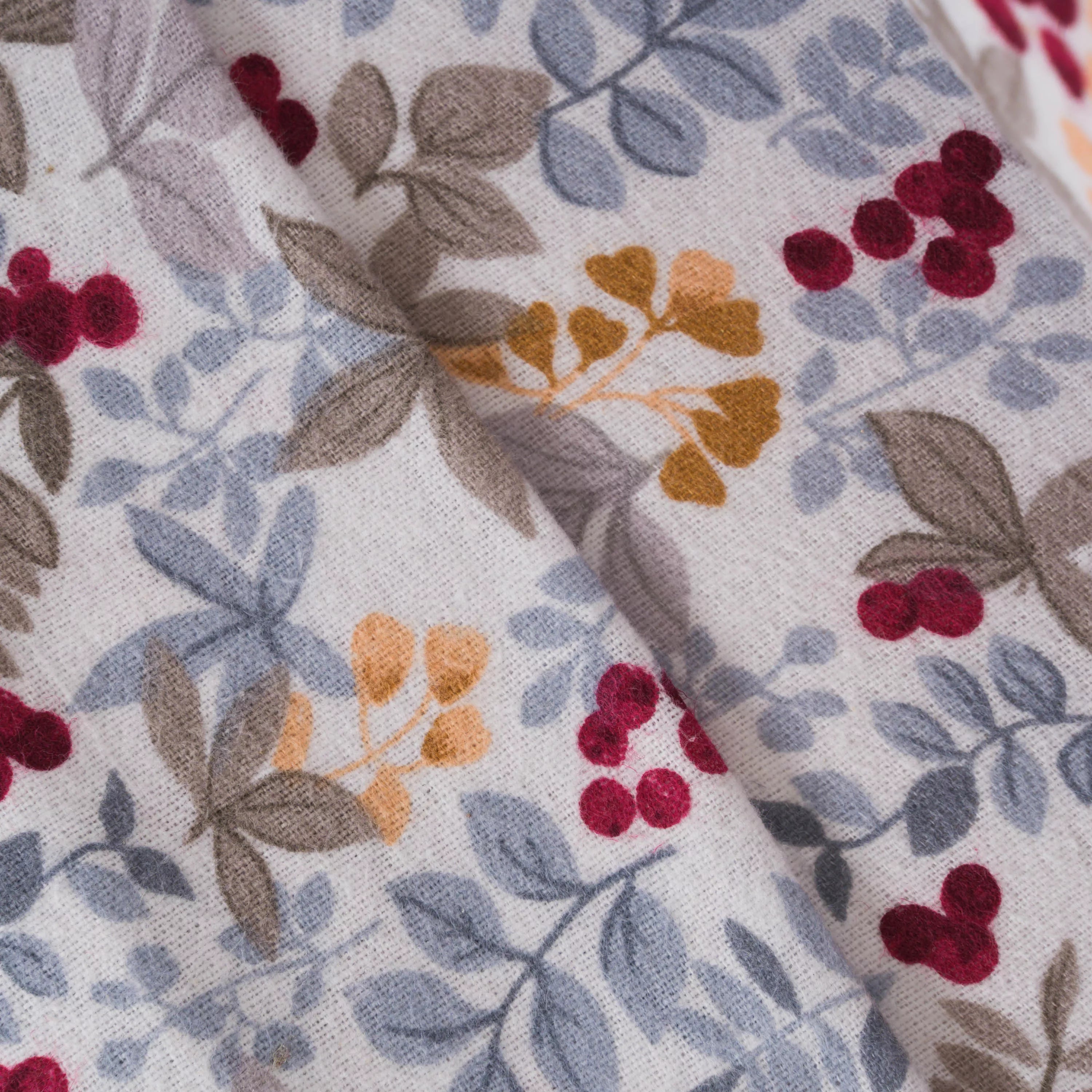 Jogo de lençol flanela Viena azul indigo