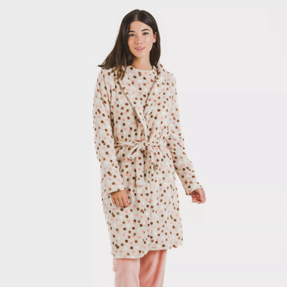 Janice robe coral pêssego