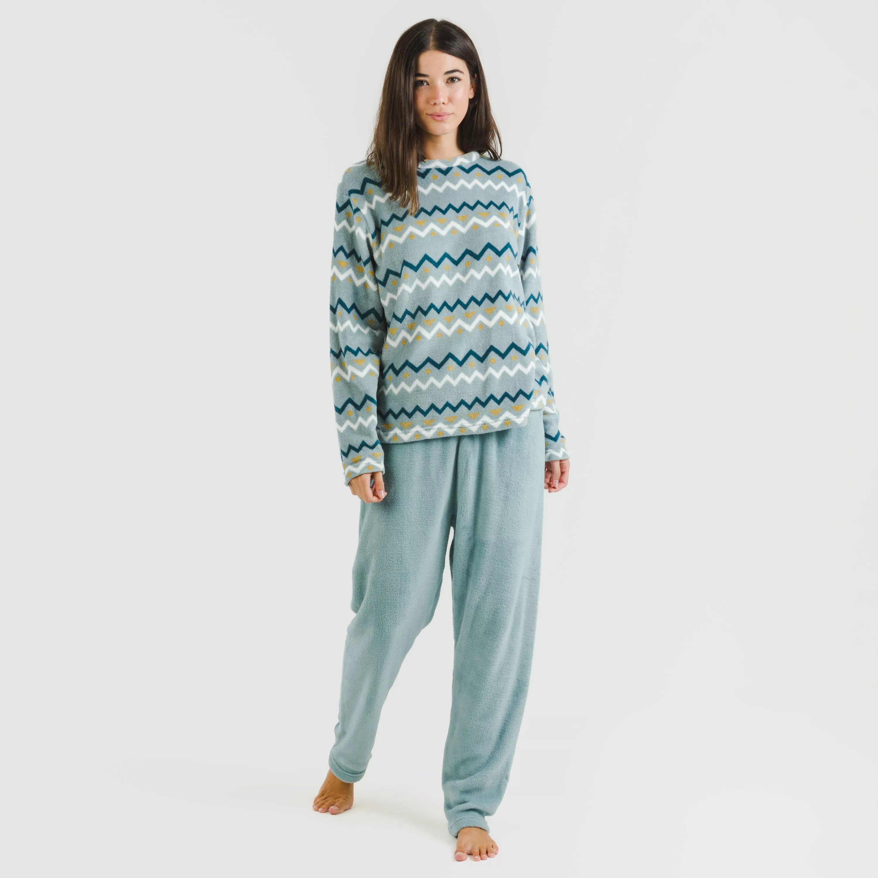 Pijama coral Beraun agua marina