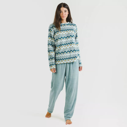 Pijama coral Beraun agua marina