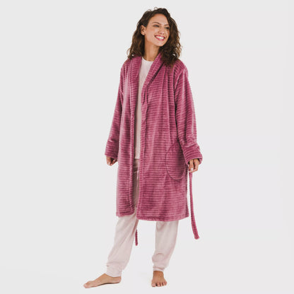 Robe de veludo, listras lisas