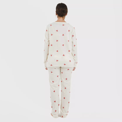 Pijama polar Fanny rosa