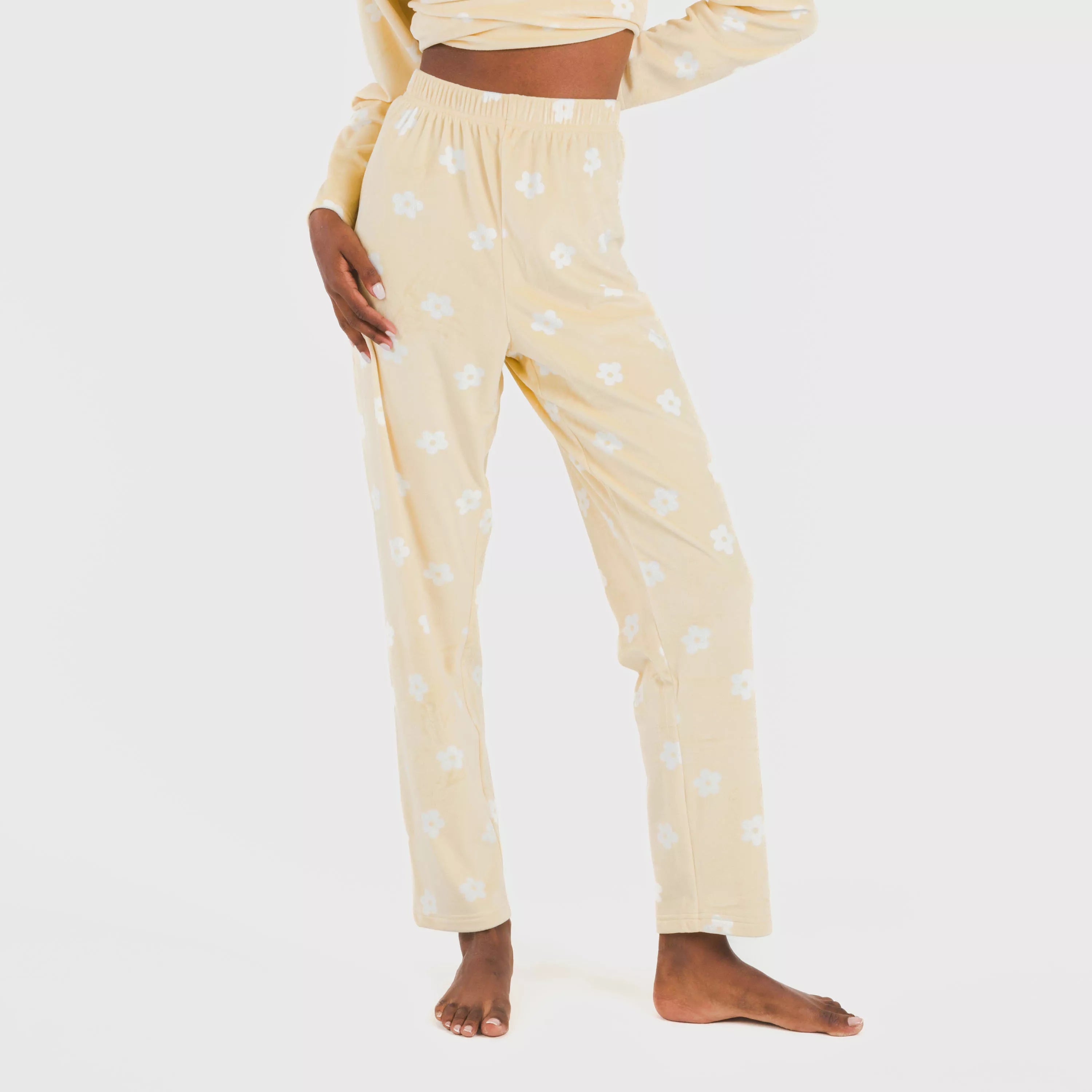 Pijama de veludo baunilha Dula