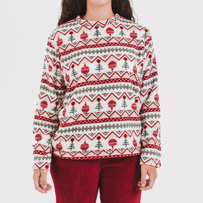 Pijama bordô Coral Joshie