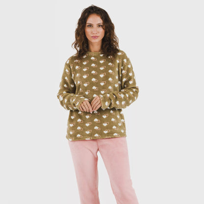 Pijama Estelle rosa coral