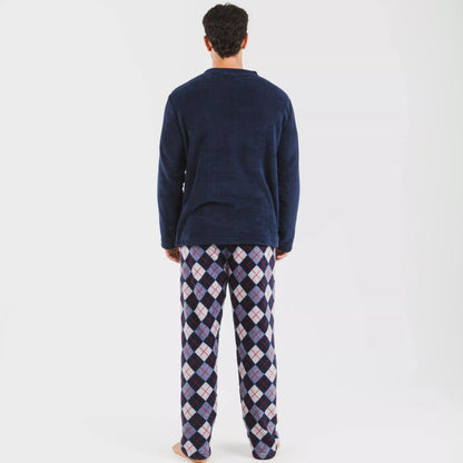 Pijama masculino Darsikiriki azul coral