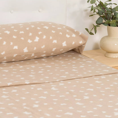 Conjunto de lençóis térmicos com estampa de borboletas