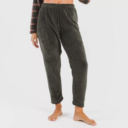 Pijama estampado coral verde Nelby verde caça