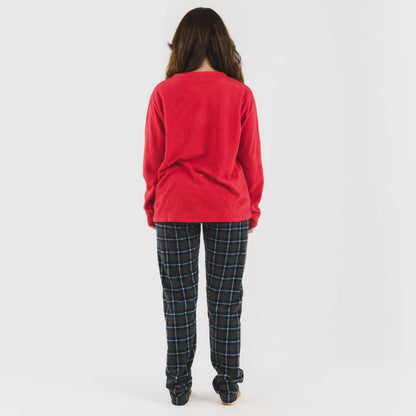 Pijama de lã vermelha Eiko