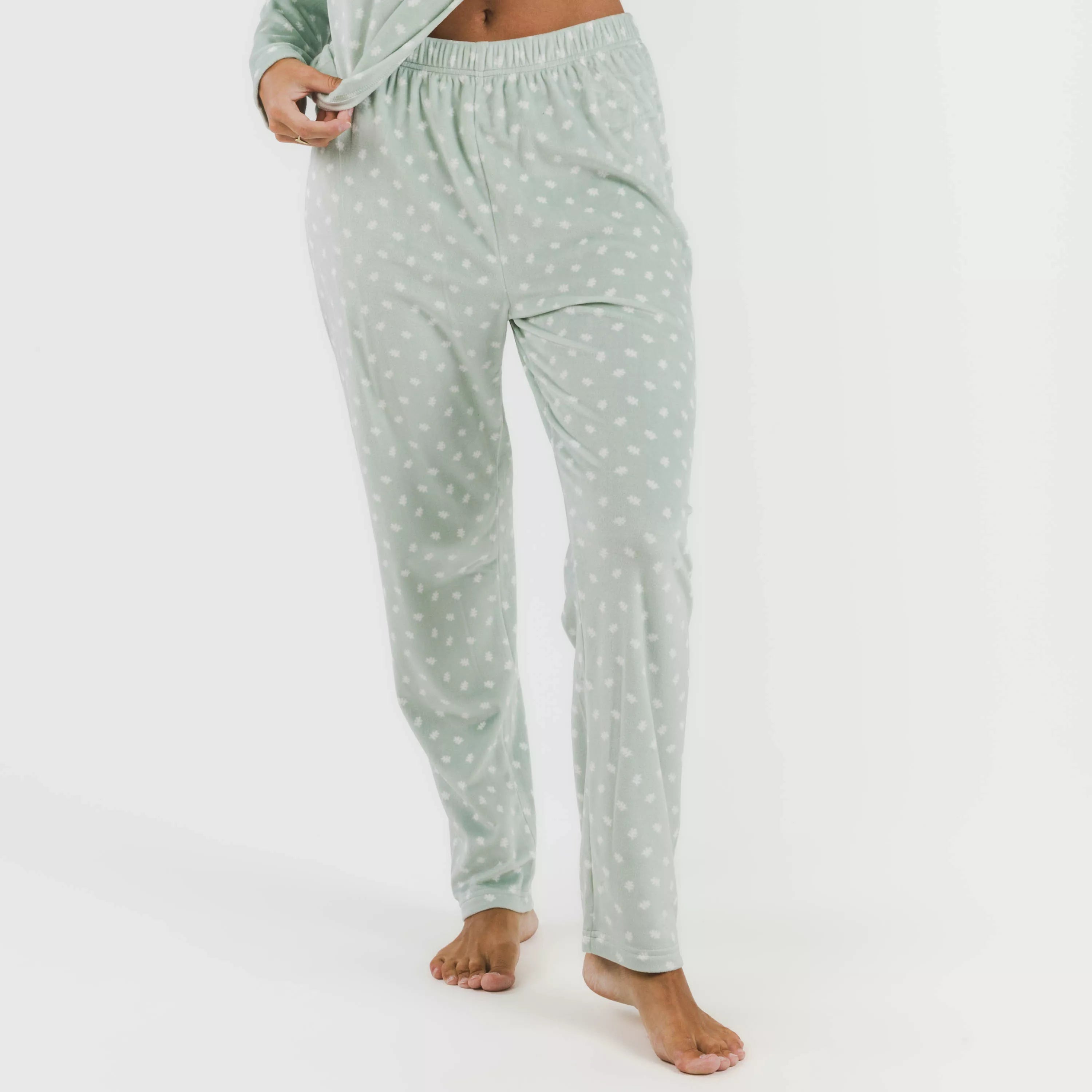 Natalie Green Tiffany pijama de veludo