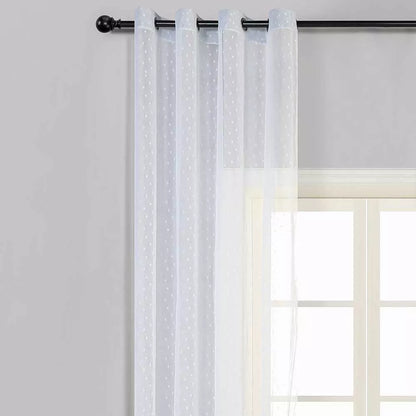 Tenda azul-clara em formato de estrela