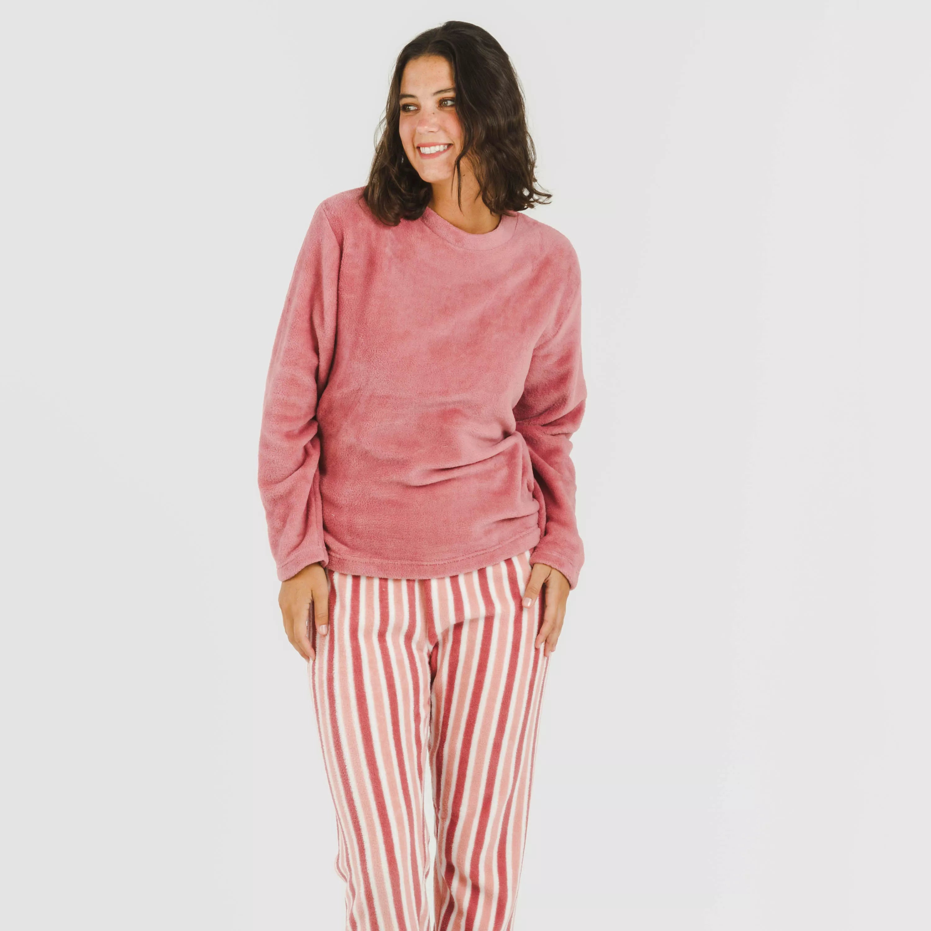 Raya Brooke pijama rosa coral