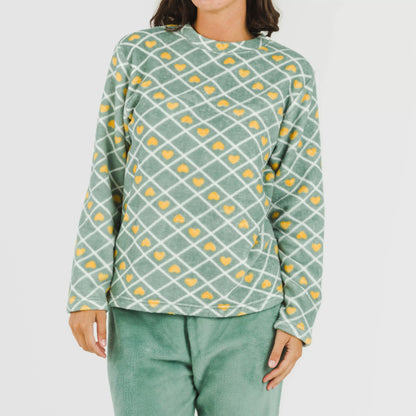 pijama Ilena verde coral