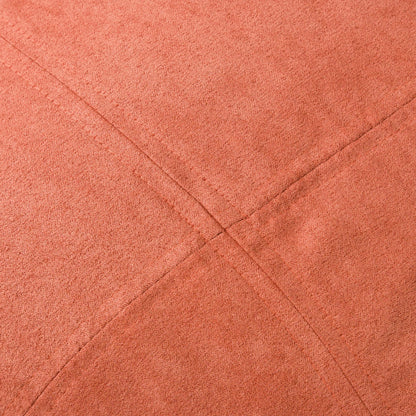 Almofada quadrada em camurça macia - capa + enchimento