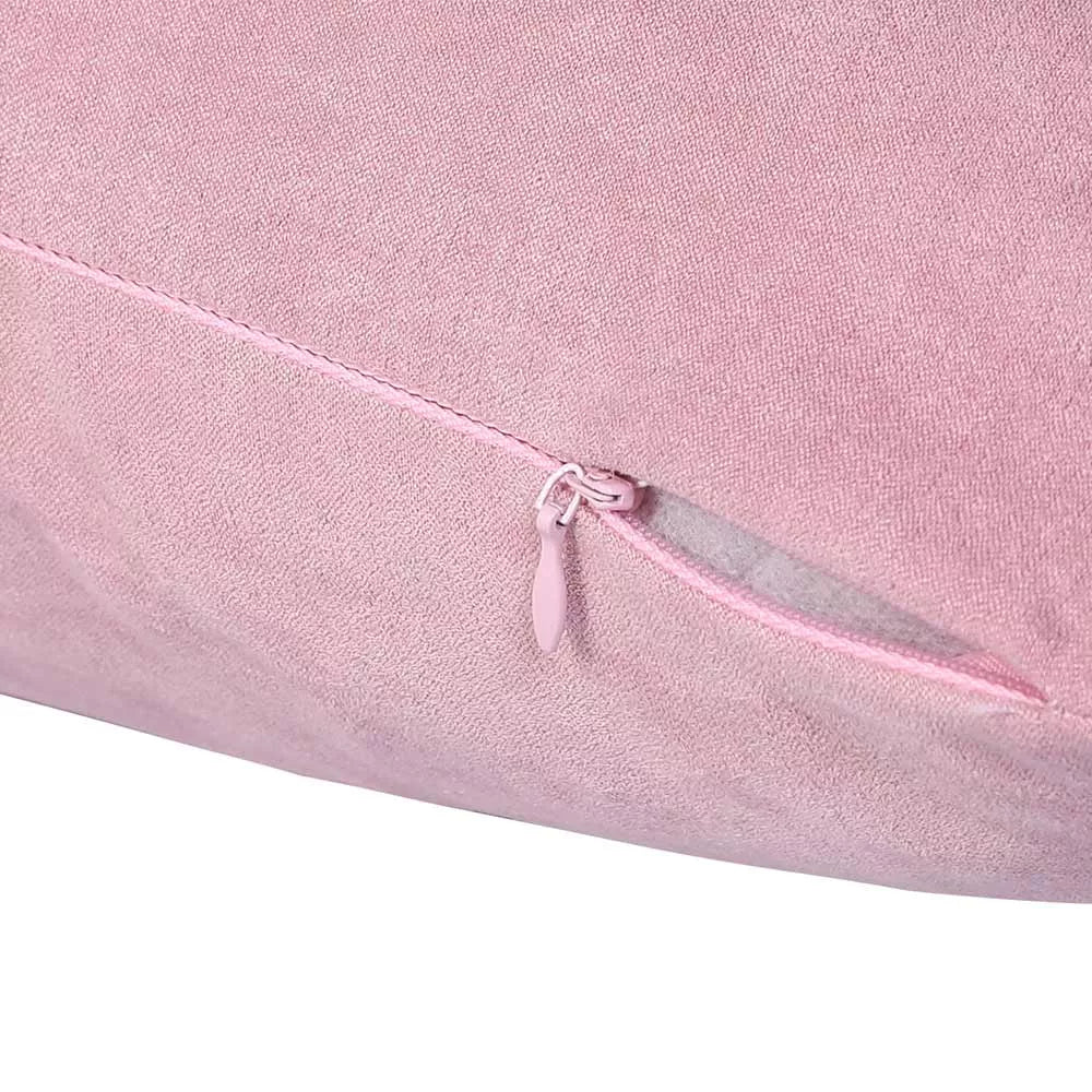 Almofada quadrada em camurça macia - capa + enchimento