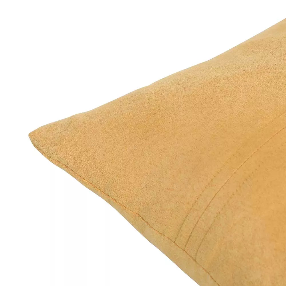 Almofada retangular 30x50 em camurça lisa - capa + enchimento