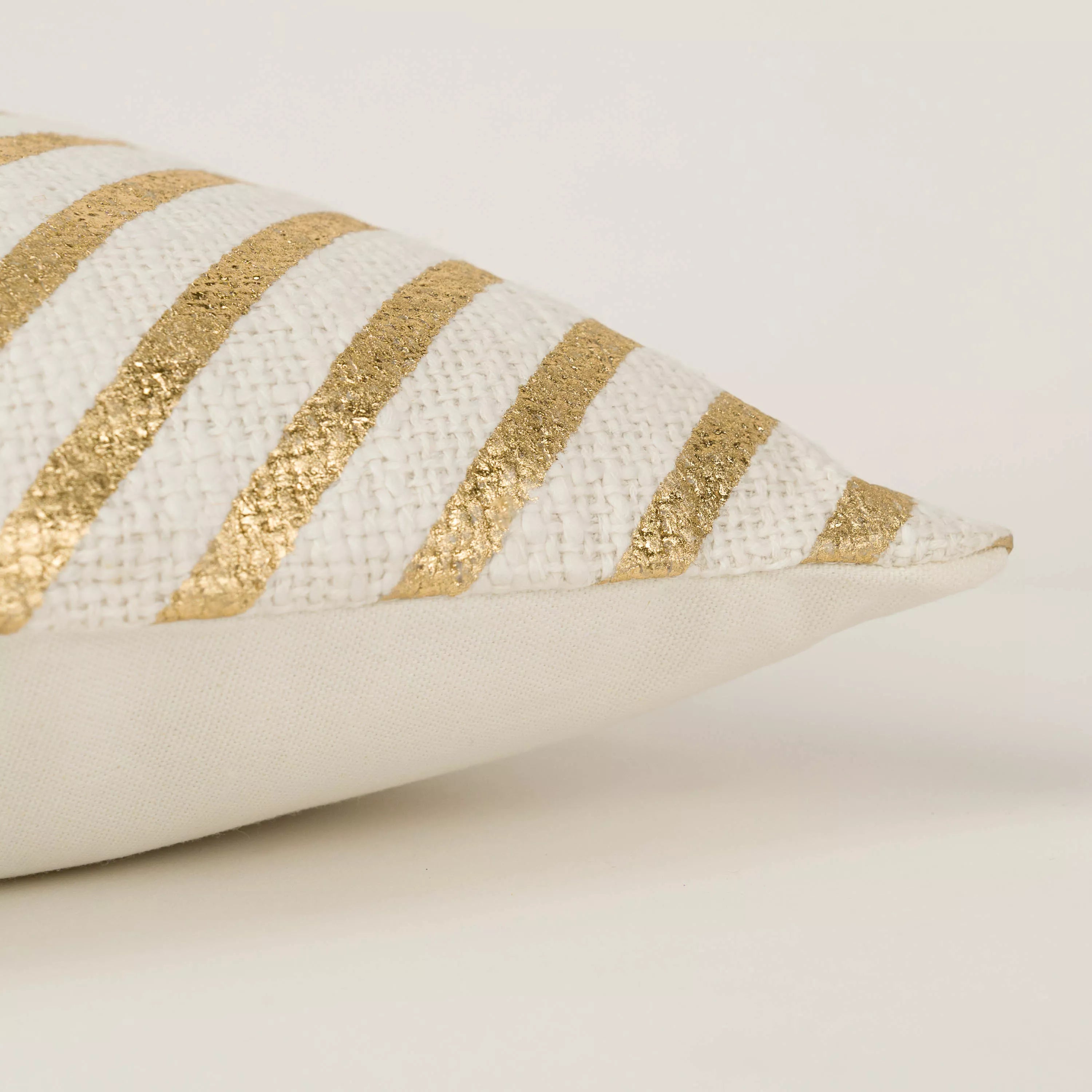 Almofada quadrada de algodão com estampa de diamante simples, 45x45 cm - capa + enchimento