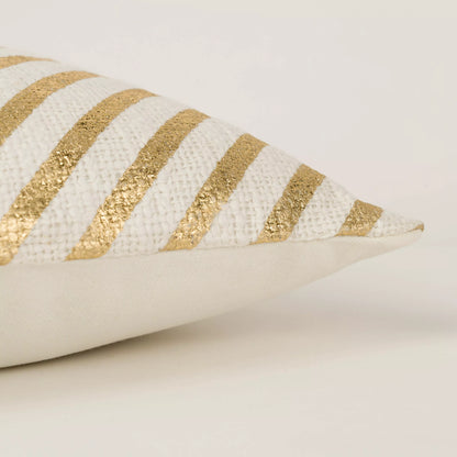 Almofada quadrada de algodão com estampa de diamante simples, 45x45 cm - capa + enchimento