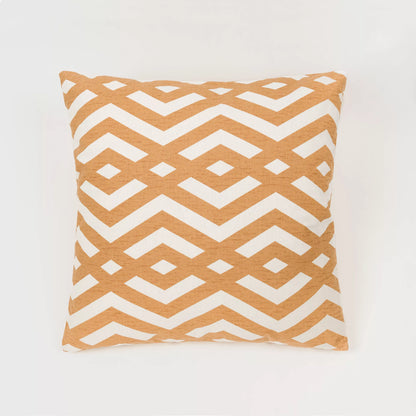 Almofada quadrada Nela, lisa, resistente a manchas, 50x50 cm - capa + enchimento