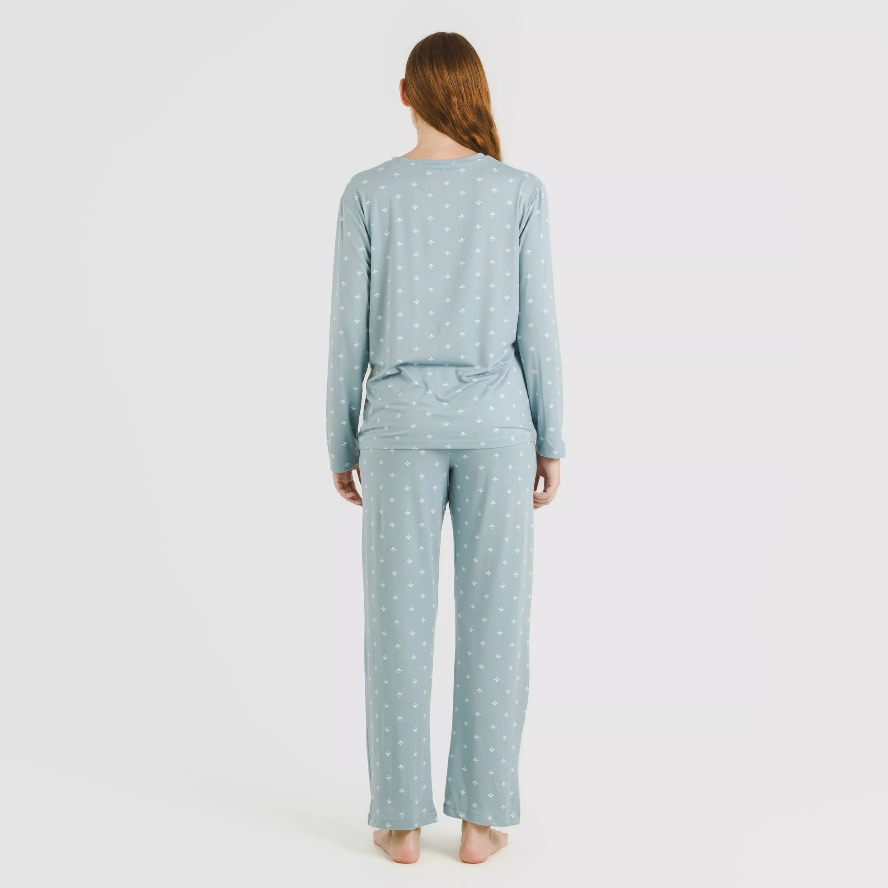 Pijama longo e macio feminino Embera Indigo