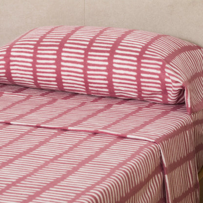 Conjunto de lençóis térmicos cor limonada malva