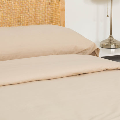 Funda nórdica algodón percal lisa