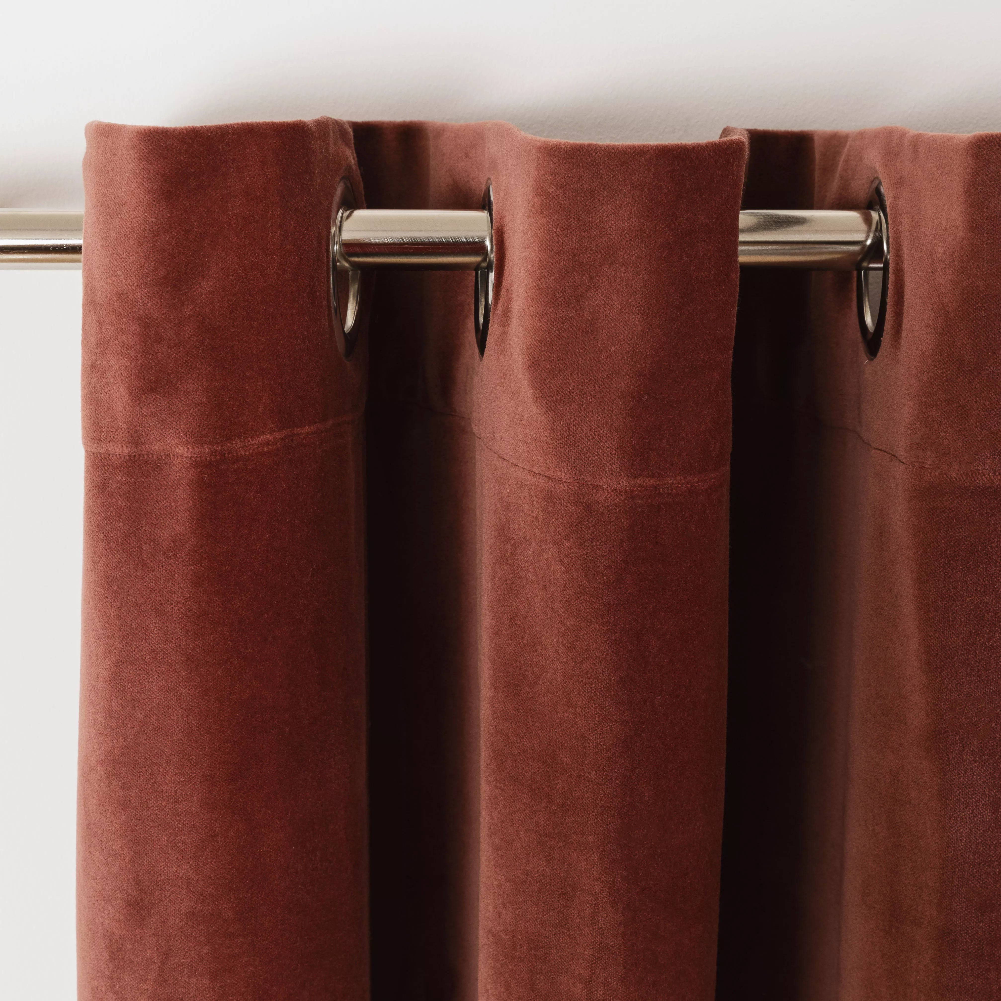 cortina de veludo de algodão