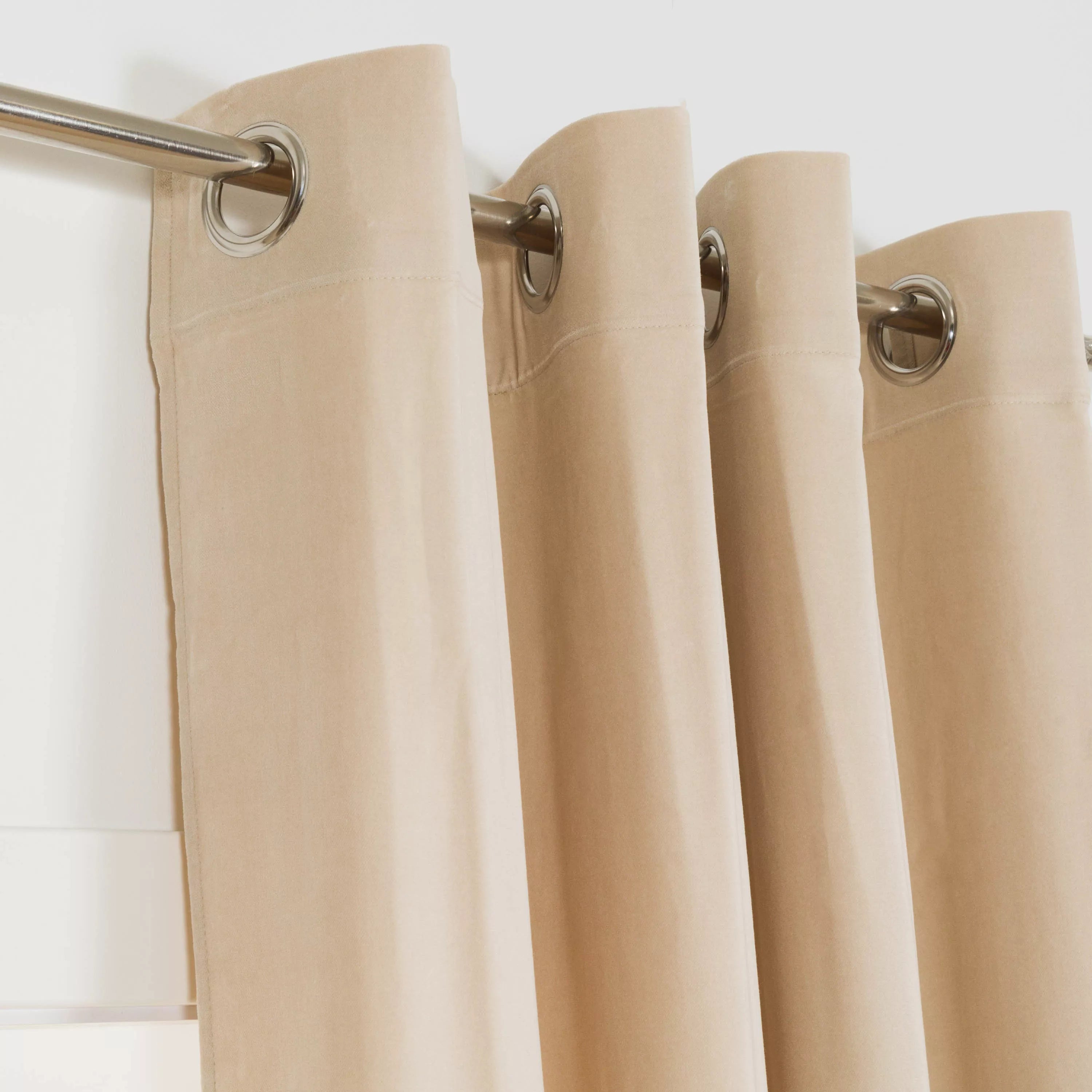 cortina de veludo de algodão