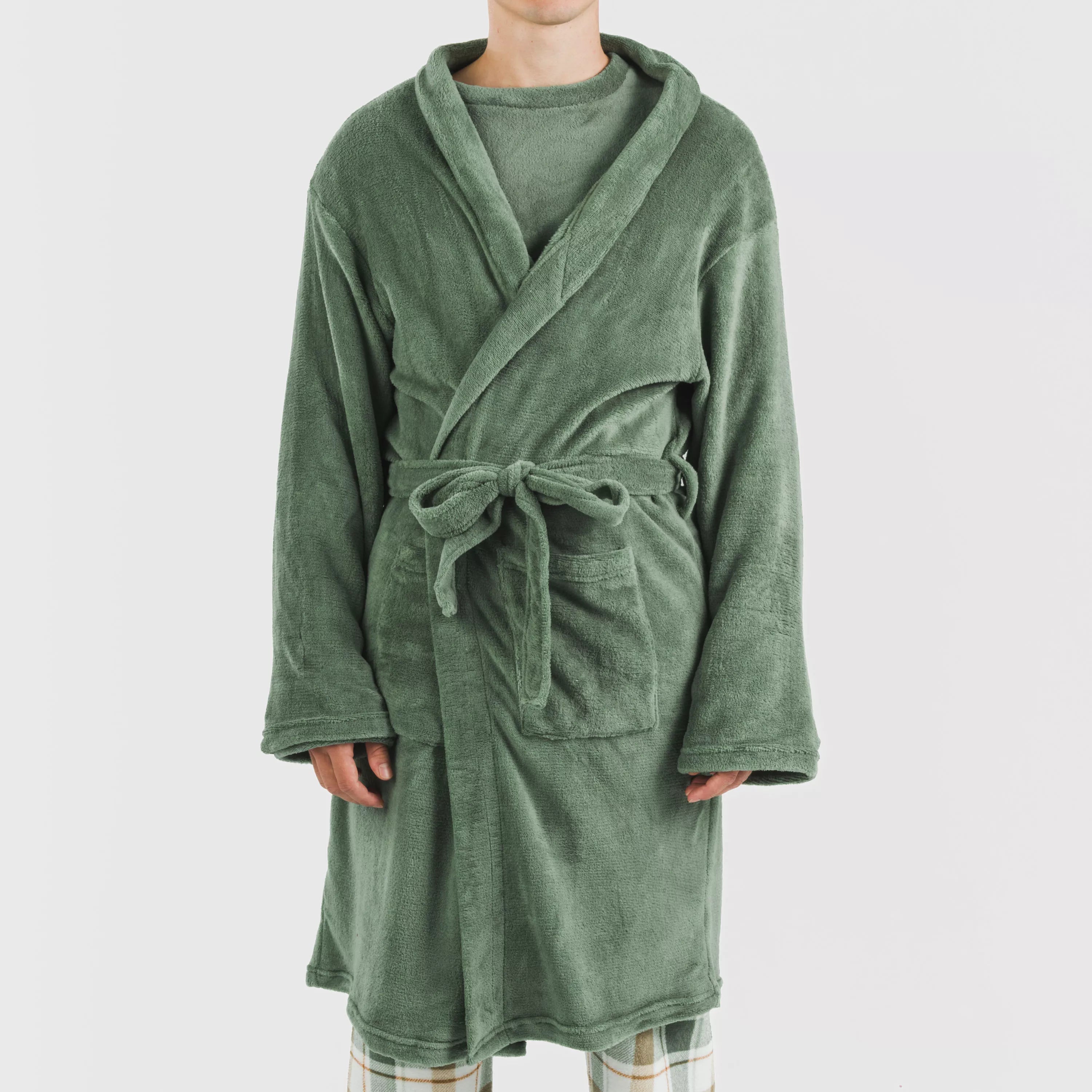 Roupão masculino coral