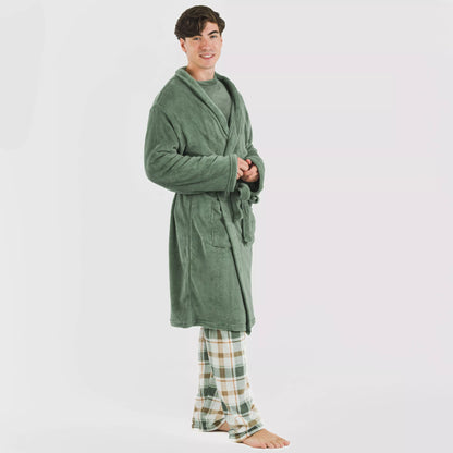 Roupão masculino coral