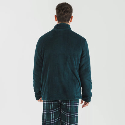 Moletom masculino liso coral