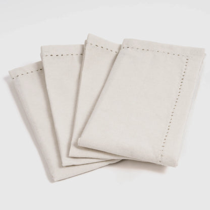 Conjunto de 4 guardanapos lisos